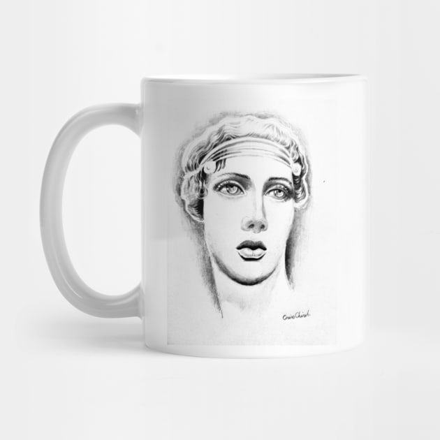 The portrait of the poet Sappho by CORinAZONe